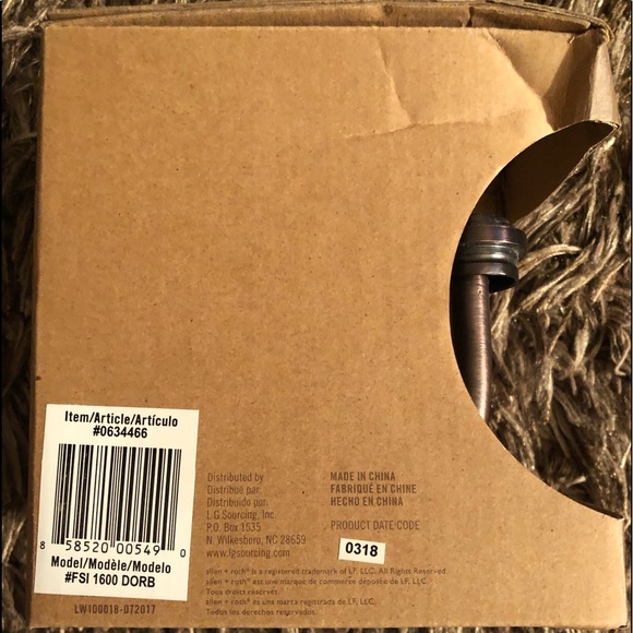 NWT Allen t Roth Brushed Copper Curtain Holdbacks - Picture 7 of 7